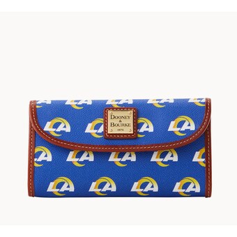 Women's Los Angeles Rams Dooney & Bourke Team Color Continental Clutch