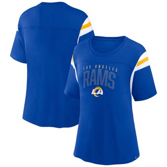 Women's Los Angeles Rams Fanatics Royal Classic Rhinestone T-Shirt