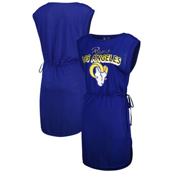 Women's Los Angeles Rams G-III 4Her by Carl Banks Royal G.O.A.T. Swimsuit Cover-Up