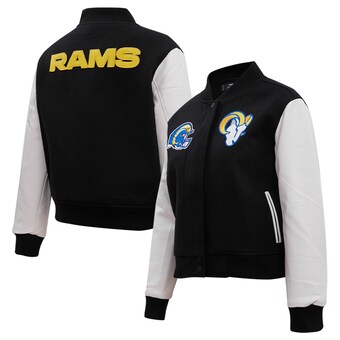 Women's Los Angeles Rams Pro Standard Black Varsity Full-Snap Jacket