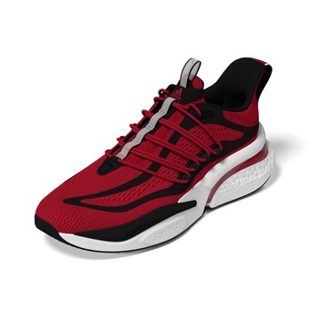 Louisville Cardinals adidas Alphaboost V1 Sustainable BOOST Shoes - Red/Black