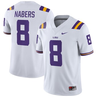 Malik Nabers LSU Tigers Nike Alumni Player Game Jersey - White