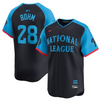 Men's National League Alec Bohm Nike Navy 2024 MLB All-Star Game Limited Player Jersey