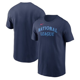 Men's National League  Nike Navy 2024 MLB All-Star Game Team Wordmark T-Shirt