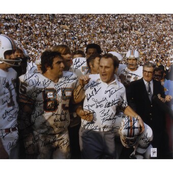 Autographed 1972 Miami Dolphins Fanatics Authentic 20" x 24" Shula Walking Photograph