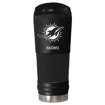 Miami Dolphins Black 24oz. Personalized Stealth Draft Beverage Cup