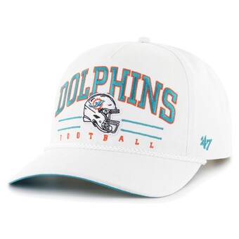 Men's Miami Dolphins '47 White Roscoe Hitch Adjustable Hat