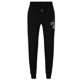 Men's Miami Dolphins BOSS X NFL Black/Aqua Snap Pants