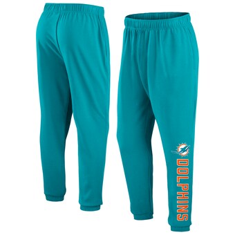 Men's Miami Dolphins Fanatics Aqua Big & Tall Chop Block Lounge Pants