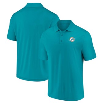 Men's Miami Dolphins Fanatics Aqua Component Polo