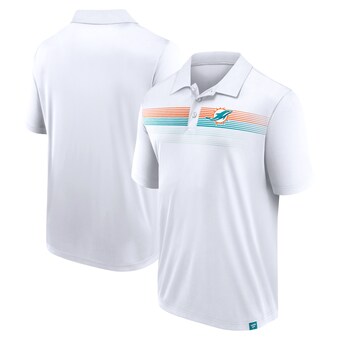 Men's Miami Dolphins White Fanatics Victory For Us Interlock Polo