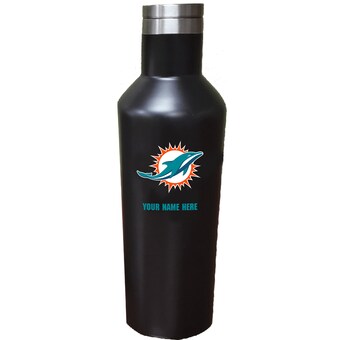 Miami Dolphins 17oz. Personalized Stainless Steel Infinity Bottle