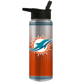 Miami Dolphins Team Logo 24oz. Personalized Jr. Thirst Water Bottle