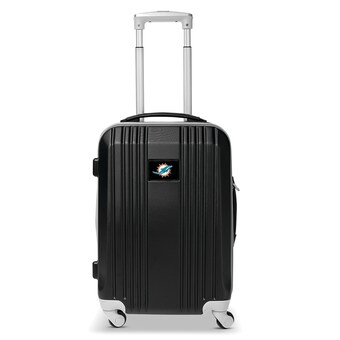 Miami Dolphins MOJO Black 21" Hardcase Two-Tone Spinner Carry-On