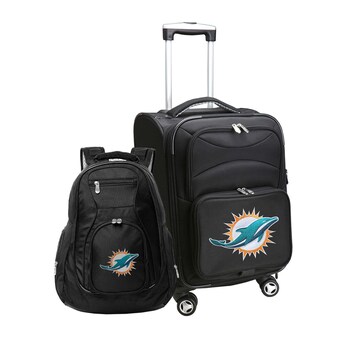 Miami Dolphins  MOJO Black Softside Carry-On & Backpack Set