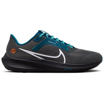 Unisex Miami Dolphins  Nike Anthracite Zoom Pegasus 40 Running Shoe