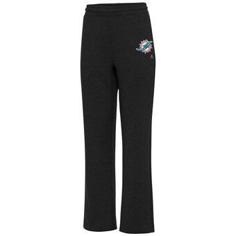 Women's Miami Dolphins  Antigua Black Victory Sweatpants