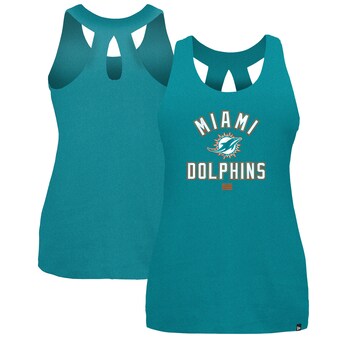 Women's Miami Dolphins New Era Aqua 2024 NFL Training Camp Tank Top