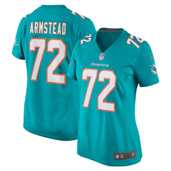 Women's Miami Dolphins Terron Armstead Nike Aqua Game Jersey