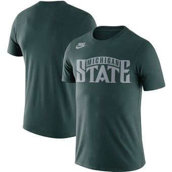 Michigan State Spartans Nike Basketball Retro 2-Hit T-Shirt - Green