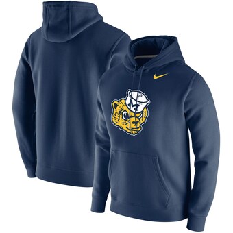 Michigan Wolverines Nike Vintage Sailor Hat Wolverine Hoodie - Navy