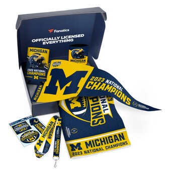 Michigan Wolverines WinCraft College Football Playoff 2023 National Champions Gift Box - $70+ Value