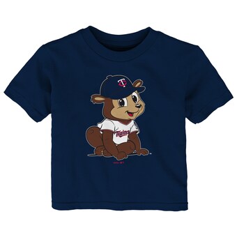 Infant Minnesota Twins Navy Baby Mascot T-Shirt