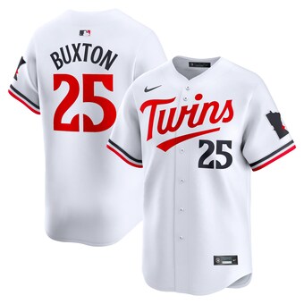 Men's Minnesota Twins Byron Buxton Nike White Home Limited Player Jersey