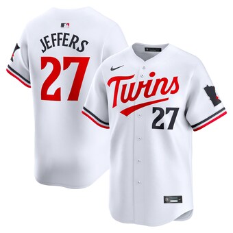 Men's Minnesota Twins Ryan Jeffers Nike White Home Limited Player Jersey