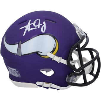 Aaron Jones Minnesota Vikings Autographed Fanatics Authentic Speed Mini Helmet