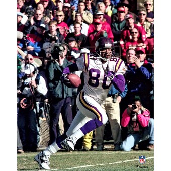 Unsigned Minnesota Vikings Cris Carter Fanatics Authentic Action Photograph