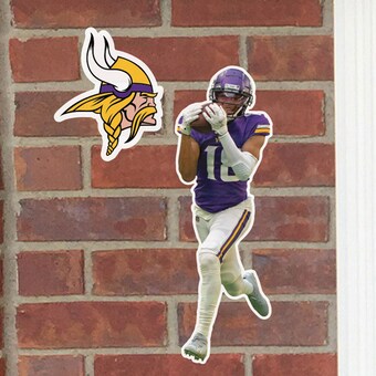 Minnesota Vikings Justin Jefferson Fathead Alumigraphic Outdoor Die-Cut Decal