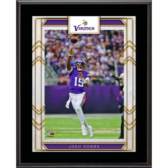 Joshua Dobbs Minnesota Vikings Fanatics Authentic 10.5" x 13" Player Sublimated Plaque 