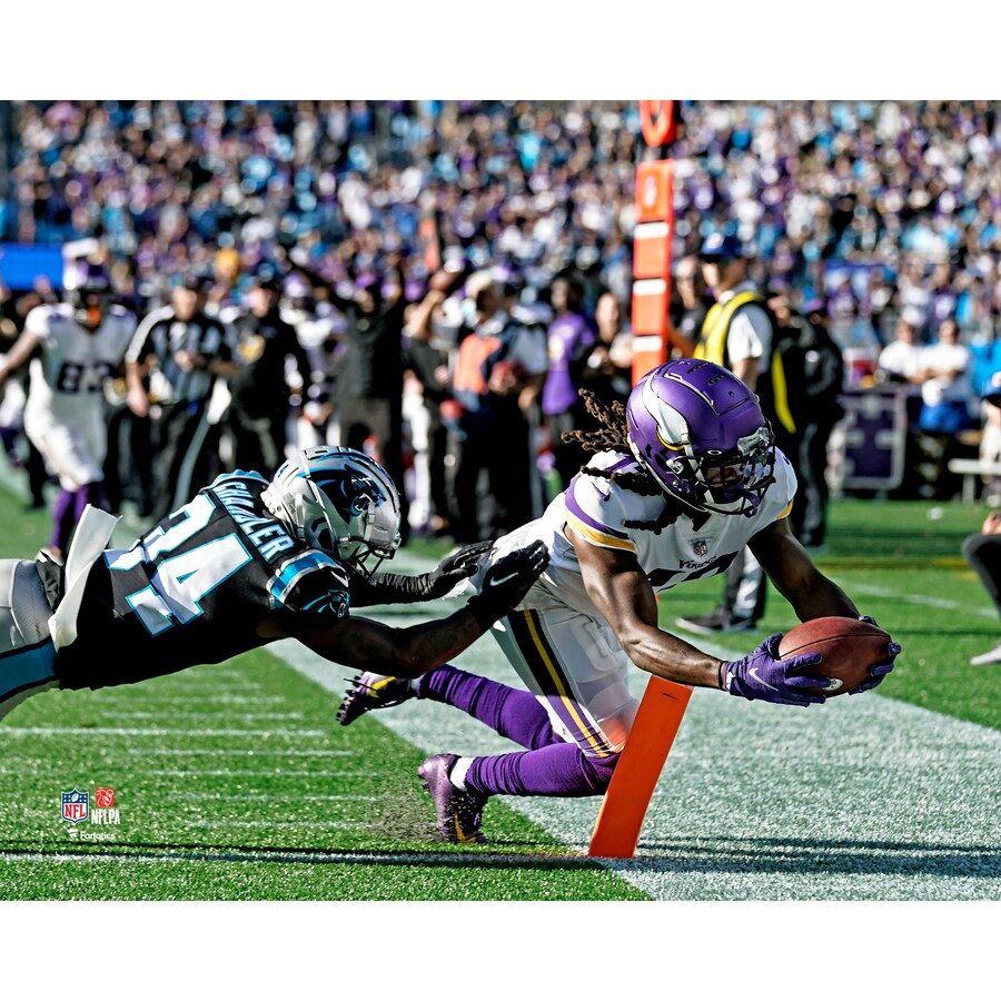 Unsigned Minnesota Vikings K.J. Osborn Fanatics Authentic Winning Touchdown vs. Panthers Photograph