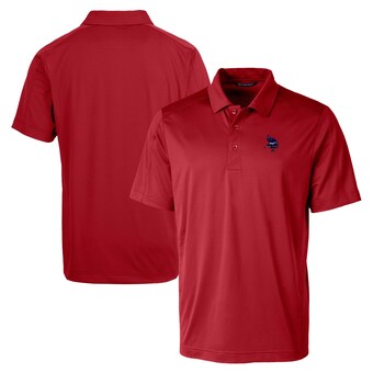 Men's Minnesota Vikings Cutter & Buck Cardinal Big & Tall Prospect Textured Stretch Polo