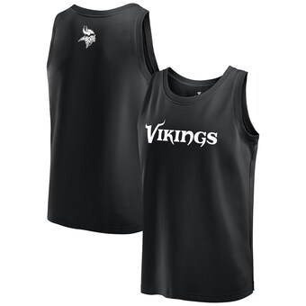 Men's Minnesota Vikings Fanatics Black Elements Tank Top