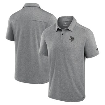 Men's Minnesota Vikings Fanatics Black Front Office Tech Polo Shirt