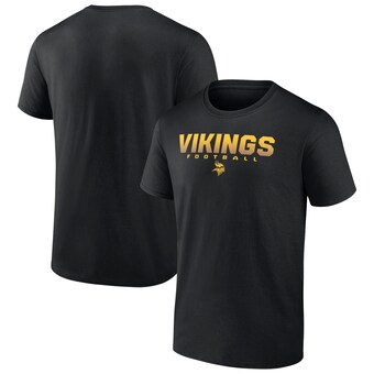 Men's Minnesota Vikings Fanatics Heather Black Utility Player T-Shirt