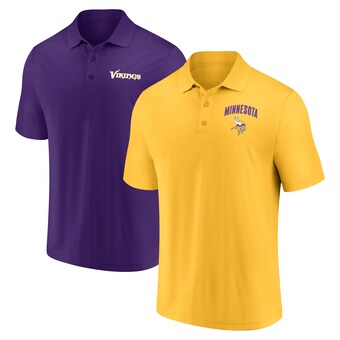 Men's Minnesota Vikings Fanatics Lockup Two-Pack Polo Set