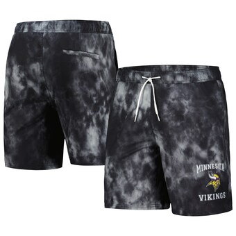 Men's Minnesota Vikings G-III Sports by Carl Banks  Black Change Up Volley Swim Trunks