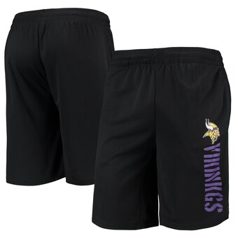 Men's Minnesota Vikings MSX by Michael Strahan Black Training Shorts