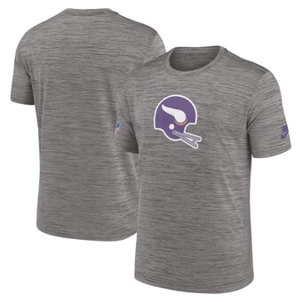 Men's Minnesota Vikings Nike Heather Charcoal Classic Sideline Performance T-Shirt