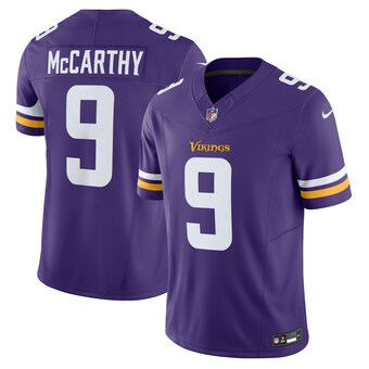 Men's Minnesota Vikings J.J. McCarthy Nike Purple Vapor F.U.S.E. Limited Jersey