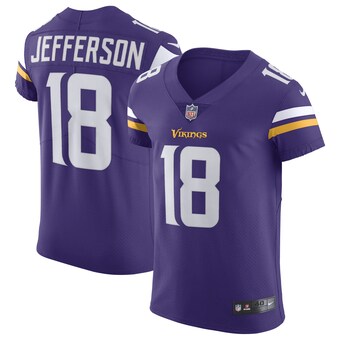 Men's Minnesota Vikings Justin Jefferson Nike Purple Home Vapor Elite Jersey