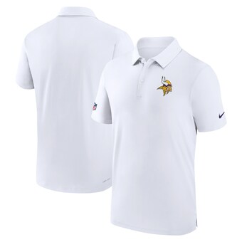 Men's Minnesota Vikings Nike White Sideline Coaches Performance Polo