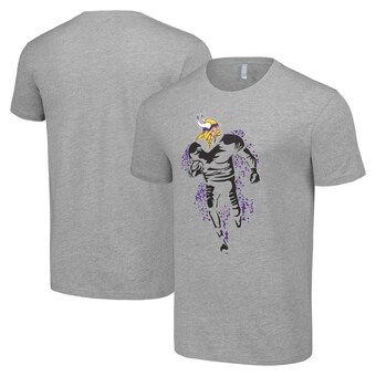 Men's Minnesota Vikings Starter Heather Gray Logo Graphic T-Shirt