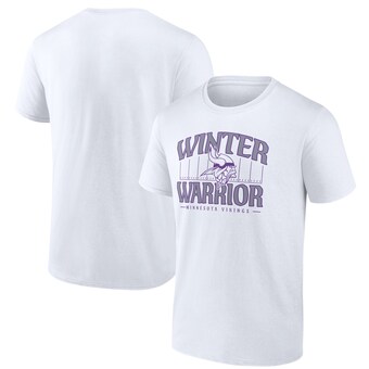 Men's Minnesota Vikings White Field of Warriors T-Shirt