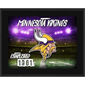 Minnesota Vikings Fanatics Authentic 10.5" x 13" Sublimated Horizontal Team Logo Plaque