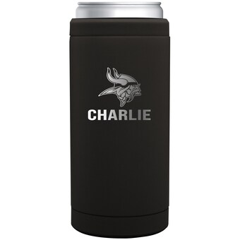 Minnesota Vikings 12oz. Personalized Stainless Steel Slim Can Cooler