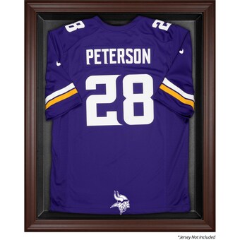 Minnesota Vikings Fanatics Authentic (2013-Present) Brown Framed Jersey Display Case